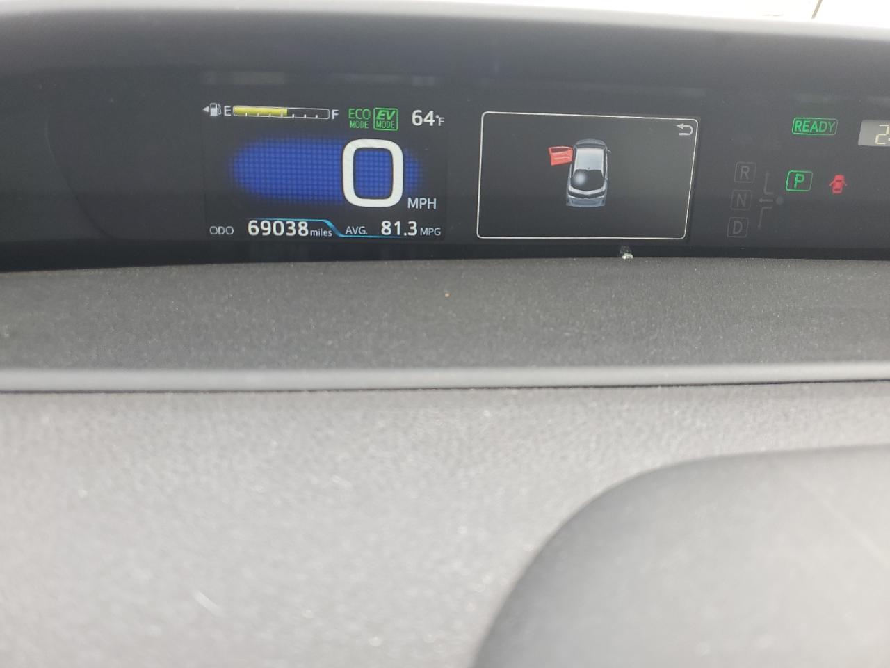 2020 Toyota Prius VIN JTDKARFPXL3120521 Copart auction photo, rear end damage thumbnail 9