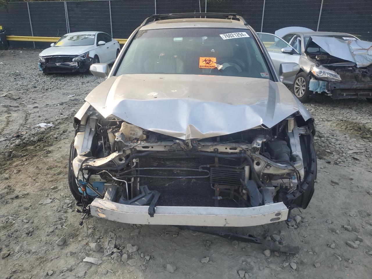 2011 Acura RDX VIN 5J8TB2H27BA004845 Copart auction photo, front end damage thumbnail 5