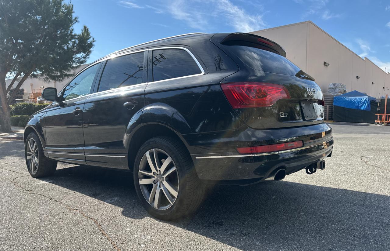 2015 Audi Q7 VIN WA1LGAFE4FD004131 Copart auction photo, normal wear / side damage thumbnail 3