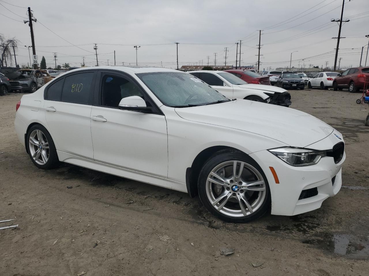2016 BMW 3er VIN WBA8E9C50GK644836 Copart auction photo, side damage thumbnail 4