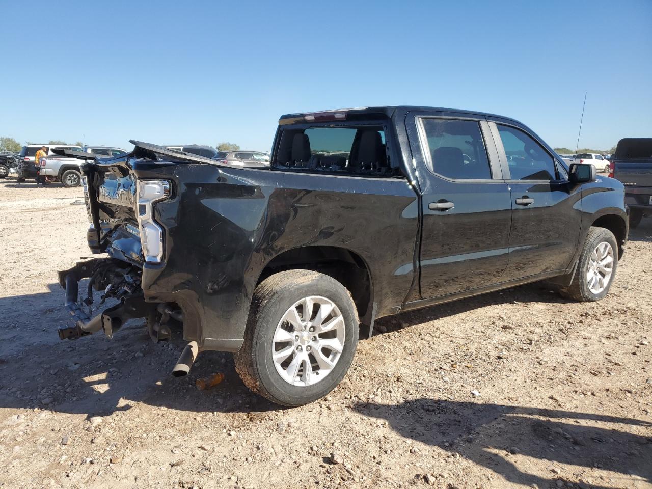 2021 Chevrolet Silverado VIN 3GCPWBEK3MG443649 Copart auction photo, rear end damage thumbnail 3