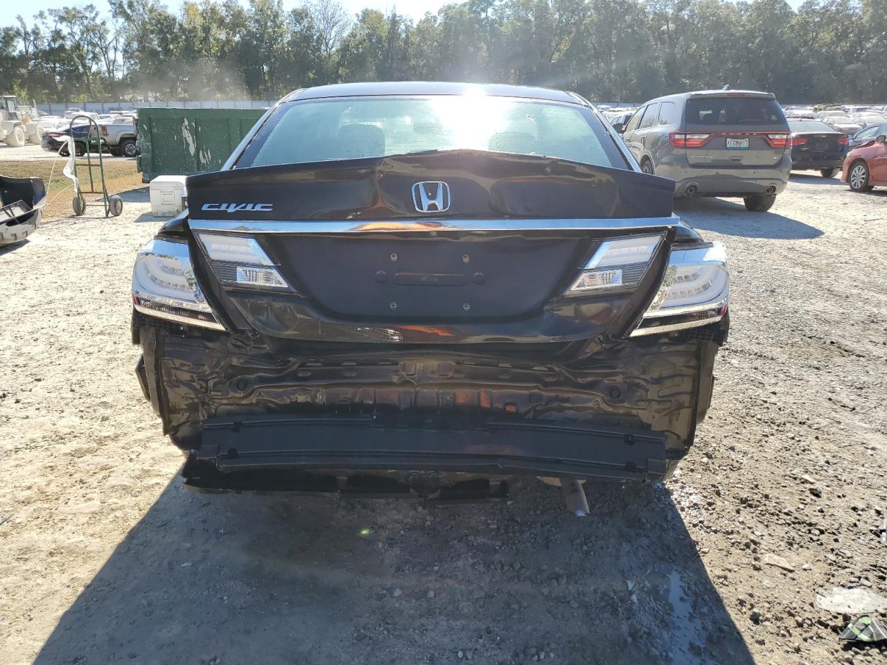 2014 Honda Civic VIN 2HGFB2F50EH506547 Copart auction photo, rear end damage thumbnail 6