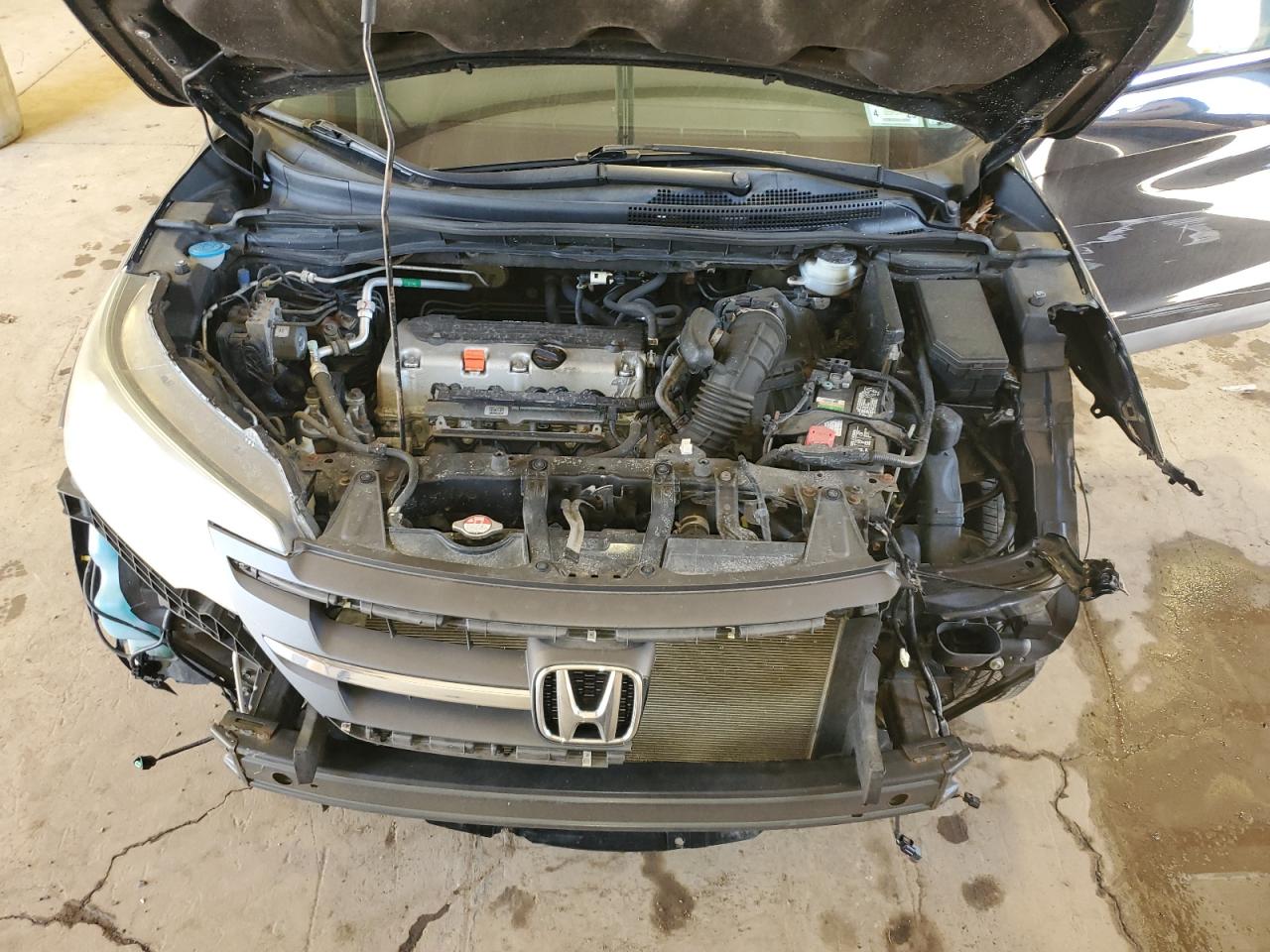 2014 Honda CR-V VIN 5J6RM4H54EL061869 Copart auction photo, front end / side damage thumbnail 11