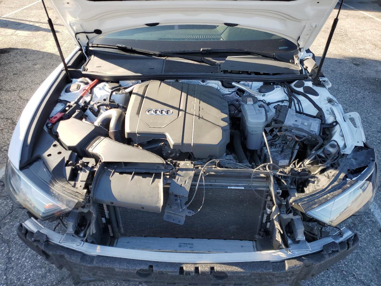 2021 Audi A6 VIN WAUD3AF23MN064773 Copart auction photo, front end / minor dent/scratches damage thumbnail 11