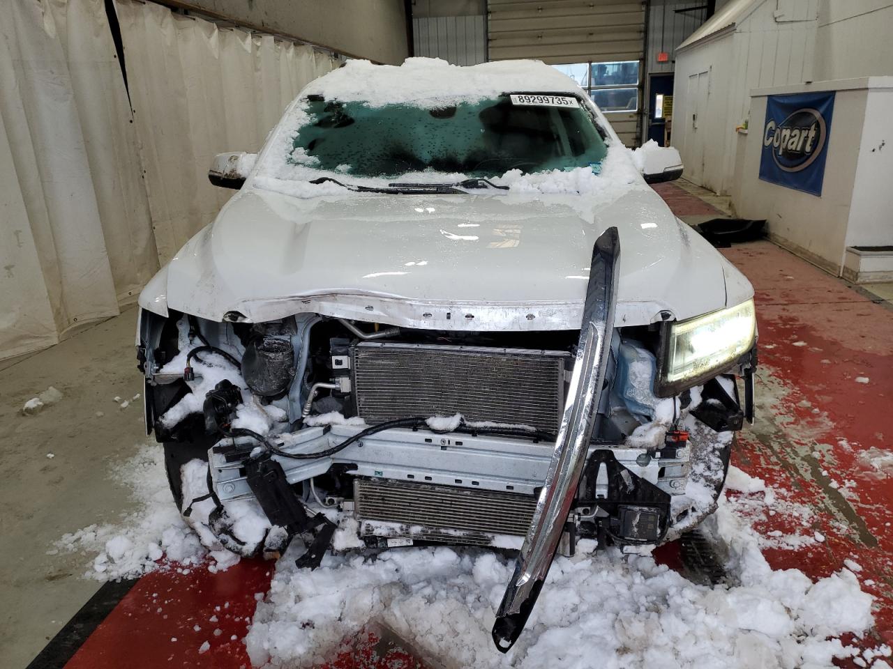 2021 GMC Acadia VIN 1GKKNXLS5MZ179111 Copart auction photo, front end damage thumbnail 5