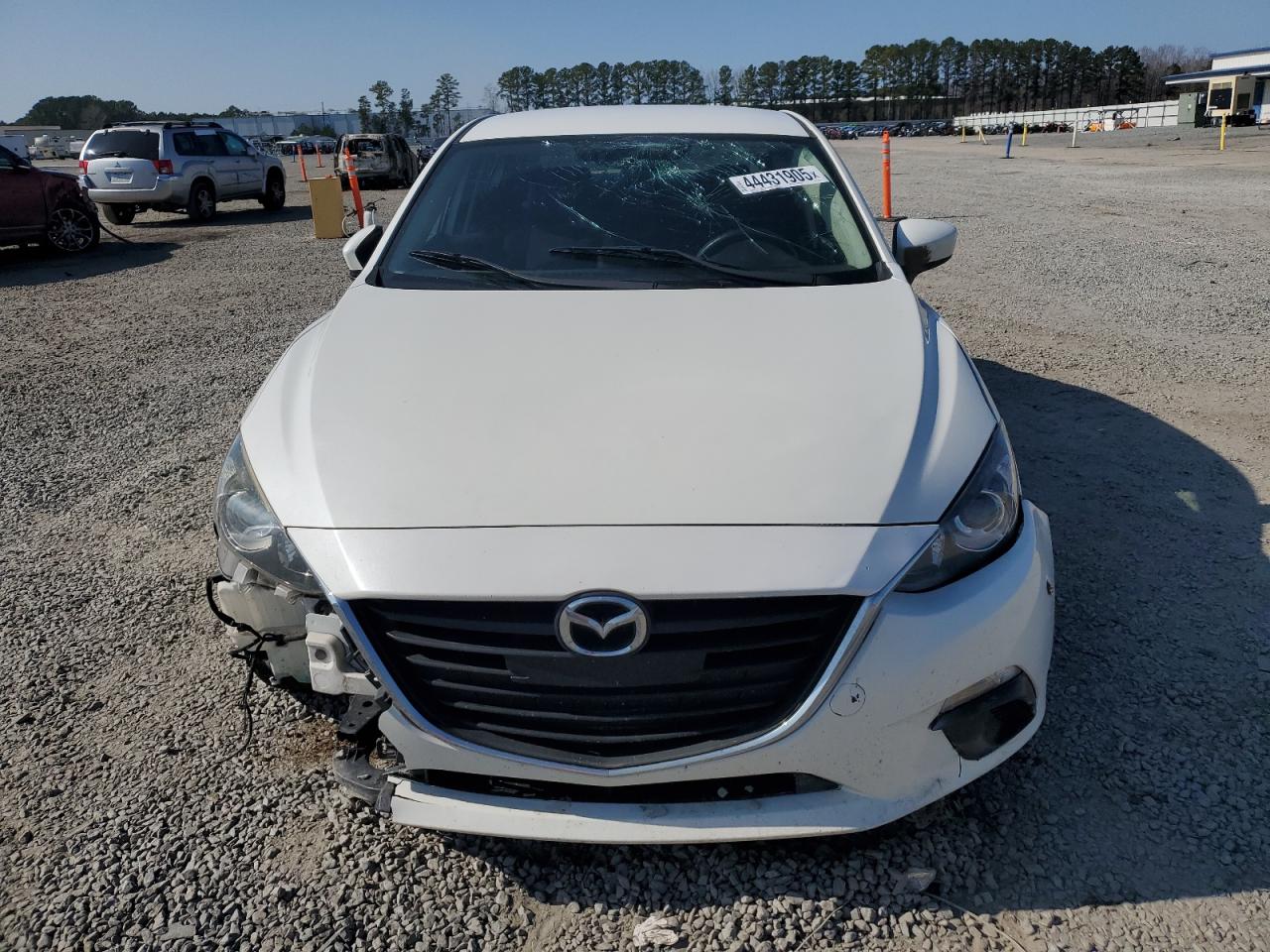 2016 Mazda 3 VIN JM1BM1U72G1304963 Copart auction photo, front end / side damage thumbnail 5