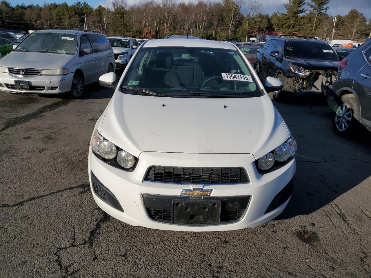 2014 Chevrolet Sonic VIN 1G1JC5SH7E4223351 Copart auction photo, all over / rear end damage thumbnail 5