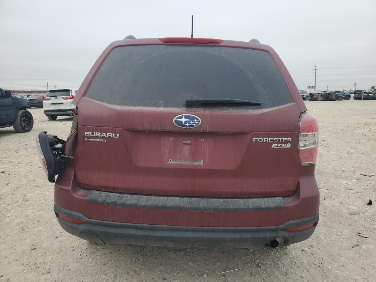 2015 Subaru Forester VIN JF2SJADC3FH498108 Copart auction photo, all over damage thumbnail 6