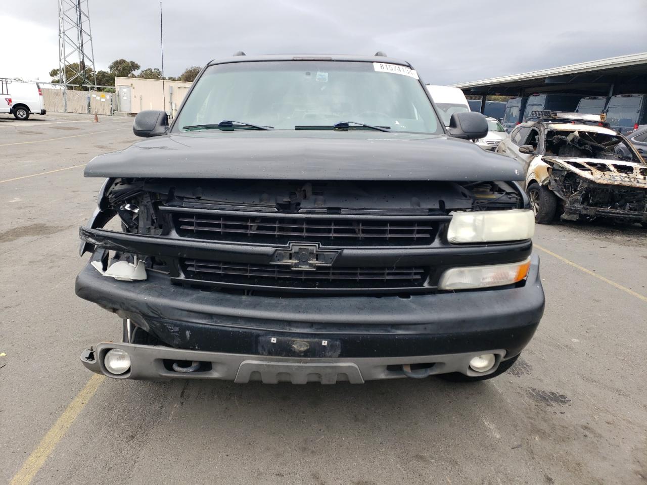 2001 Chevrolet Suburban VIN 3GNFK16T91G237196 Copart auction photo, front end damage thumbnail 5