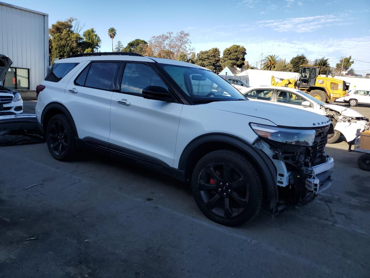 2021 Ford Explorer VIN 1FM5K8GC1MGB02723 Copart auction photo, front end damage thumbnail 4