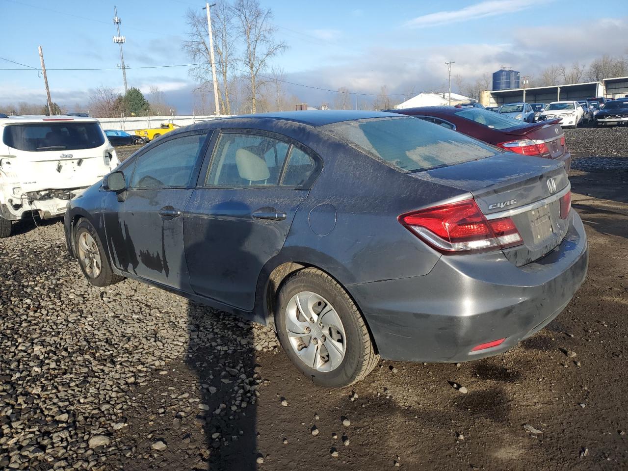 2013 Honda Civic VIN 19XFB2F5XDE292935 Copart auction photo, mechanical damage thumbnail 2