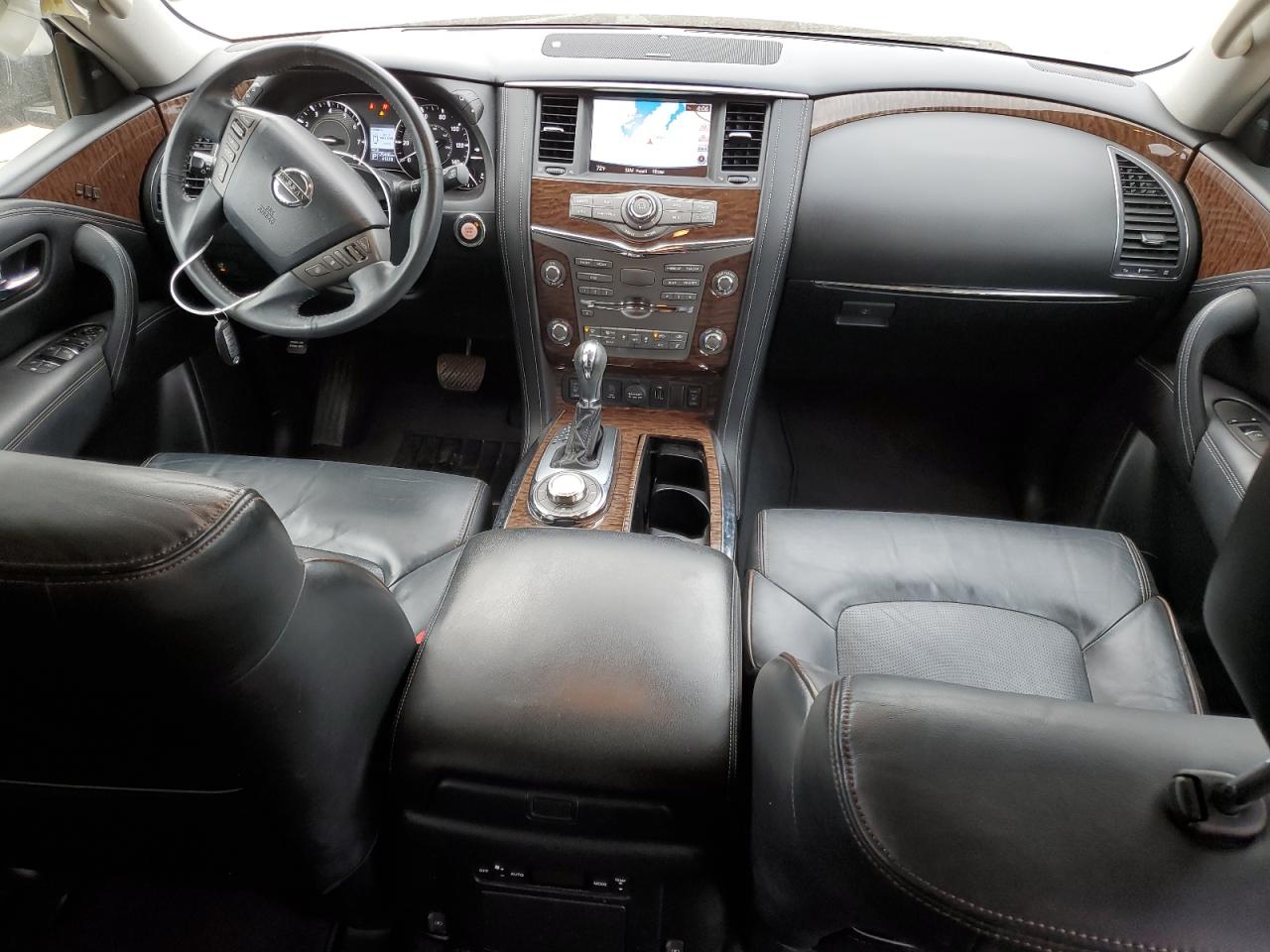 2018 Nissan Armada VIN JN8AY2NC5J9554342 Copart auction photo, front end / side damage thumbnail 8