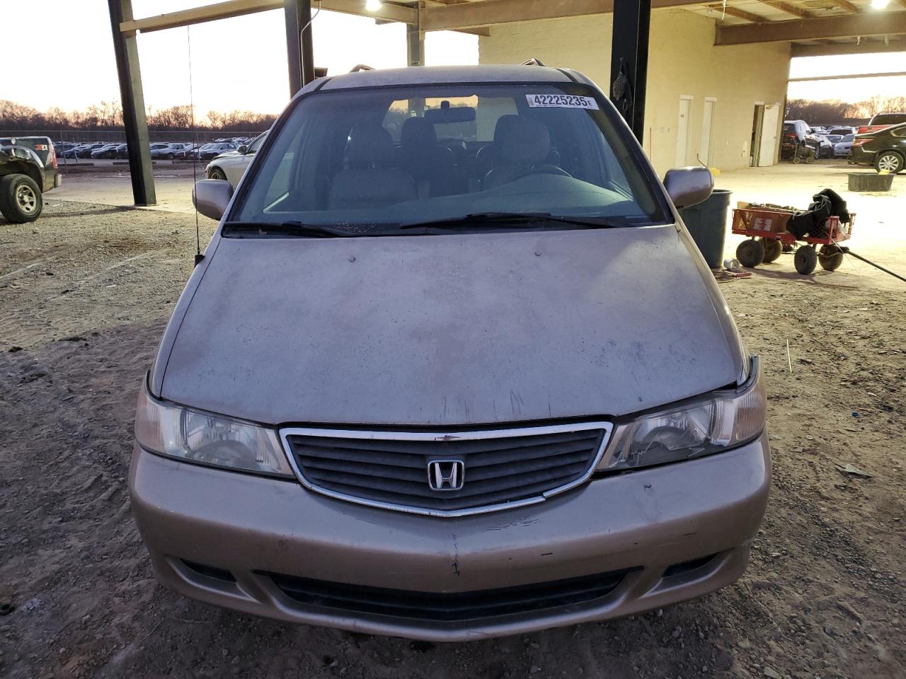 2001 Honda Odyssey VIN 2HKRL18651H540395 Copart auction photo, front end damage thumbnail 5