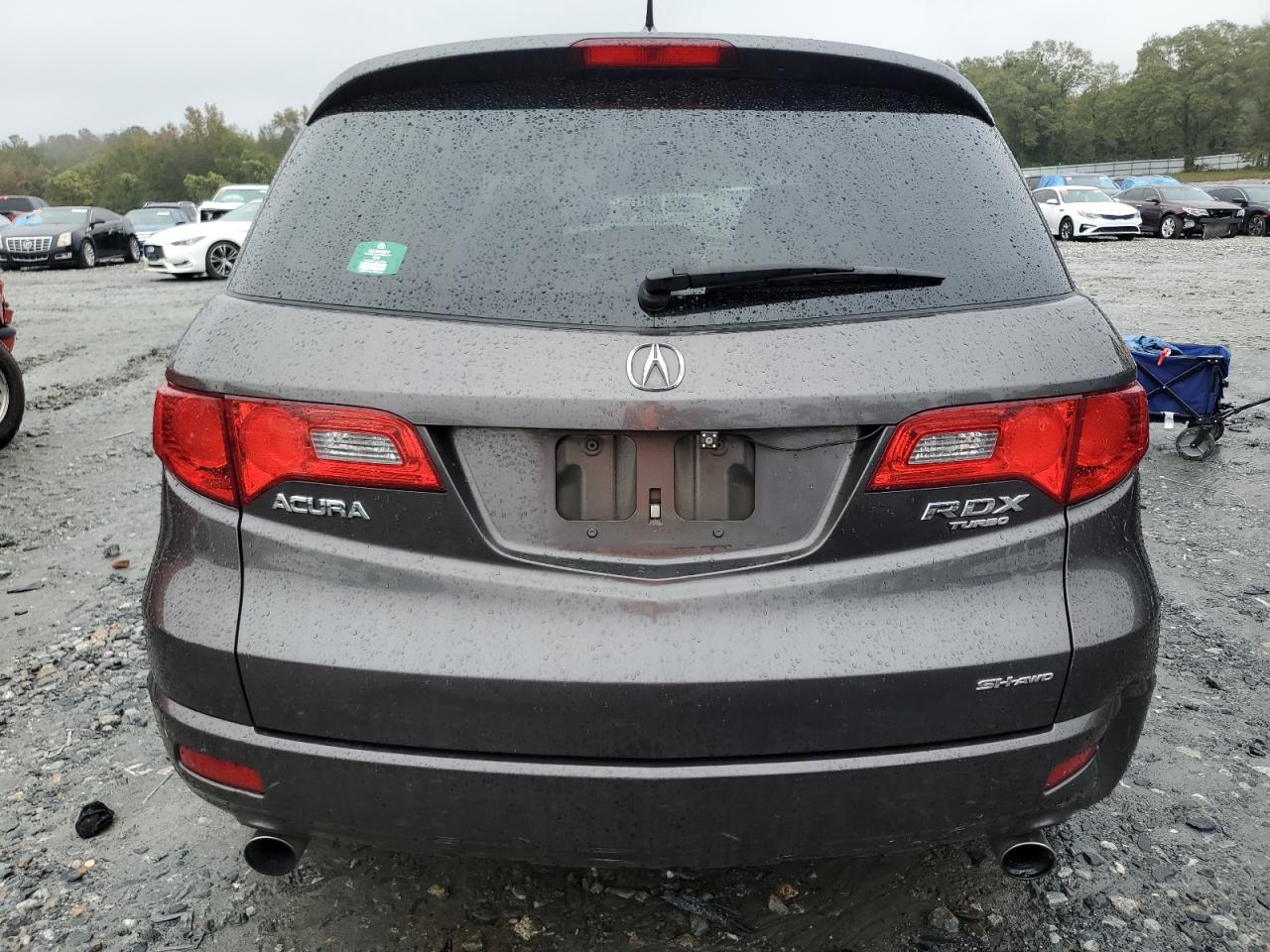 2009 Acura RDX VIN 5J8TB18239A007987 Copart auction photo, front end / side damage thumbnail 6