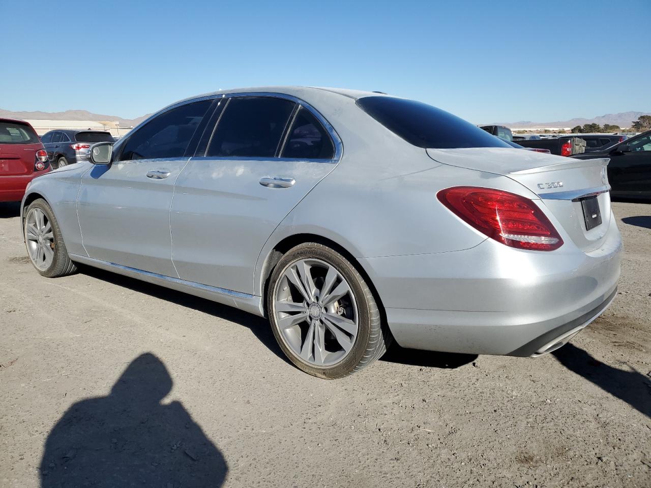 2016 Mercedes-Benz C-klasse VIN 55SWF4JB8GU163585 Copart auction photo, side damage thumbnail 2
