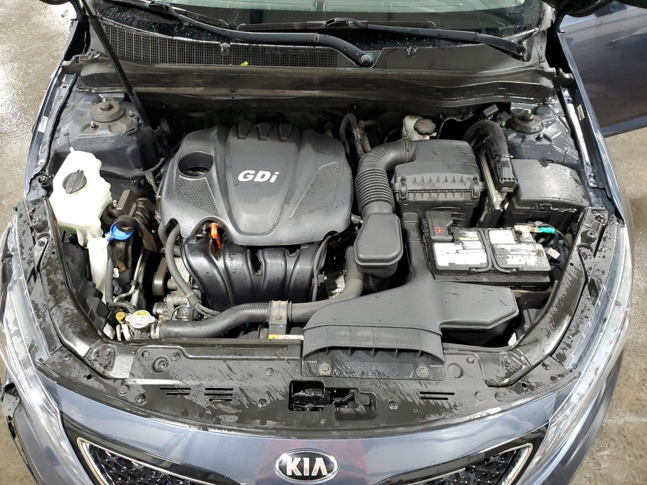 2015 KIA Optima VIN 5XXGN4A75FG438703 Copart auction photo, front end / side damage thumbnail 12