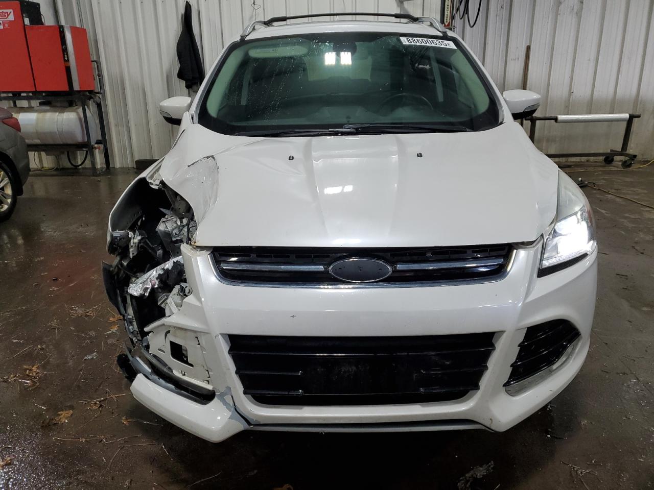 2013 Ford Escape VIN 1FMCU9J98DUB13708 Copart auction photo, front end damage thumbnail 5