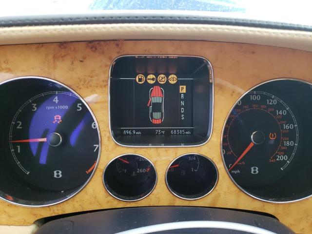 2006 Bentley Continental VIN SCBBR53W66C037740 Copart auction photo, front end / side damage thumbnail 9