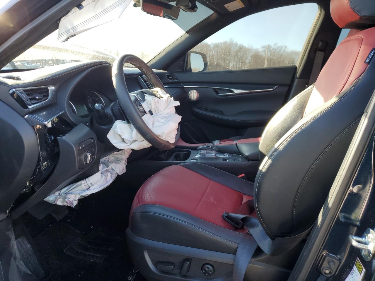 2024 Infiniti QX50 VIN 3PCAJ5FB7RF112414 Copart auction photo, front end / side damage thumbnail 7
