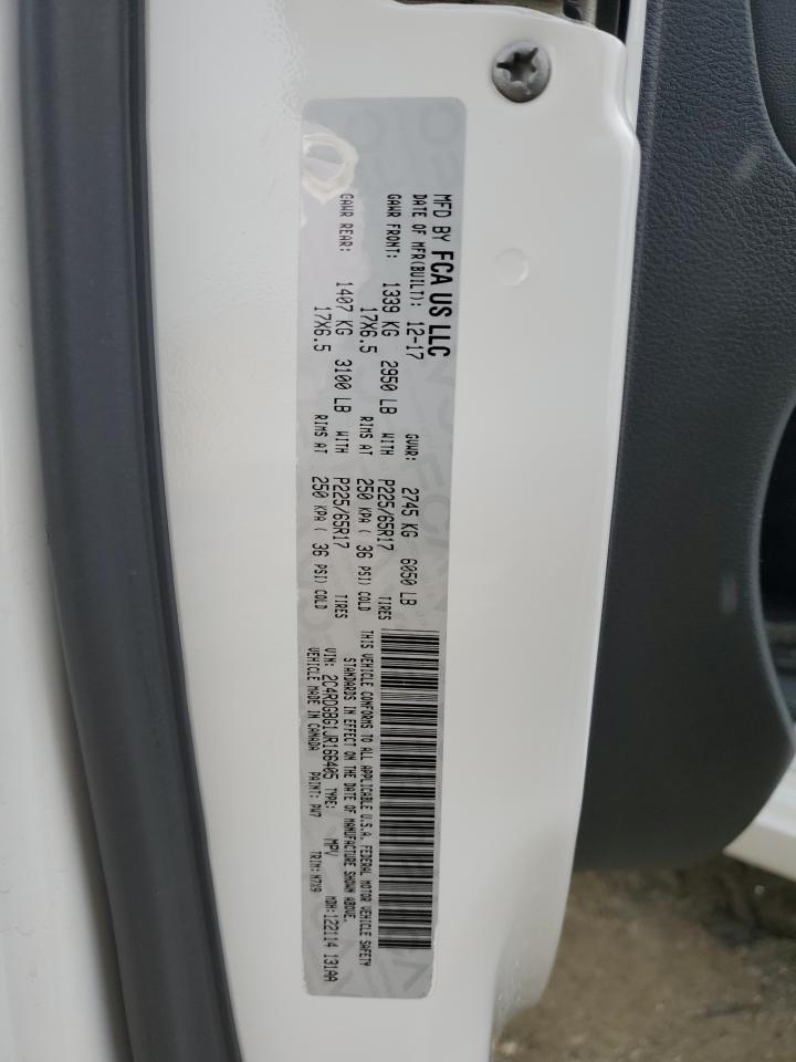 2018 Dodge Caravan VIN 2C4RDGBG1JR166405 Copart auction photo, front end damage thumbnail 13