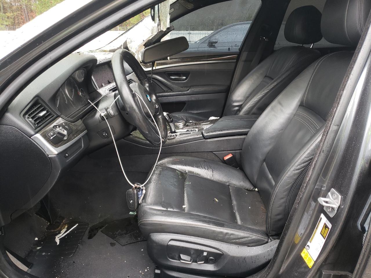 2015 BMW 5er VIN WBA5A5C58FD521084 Copart auction photo, burn - engine damage thumbnail 7