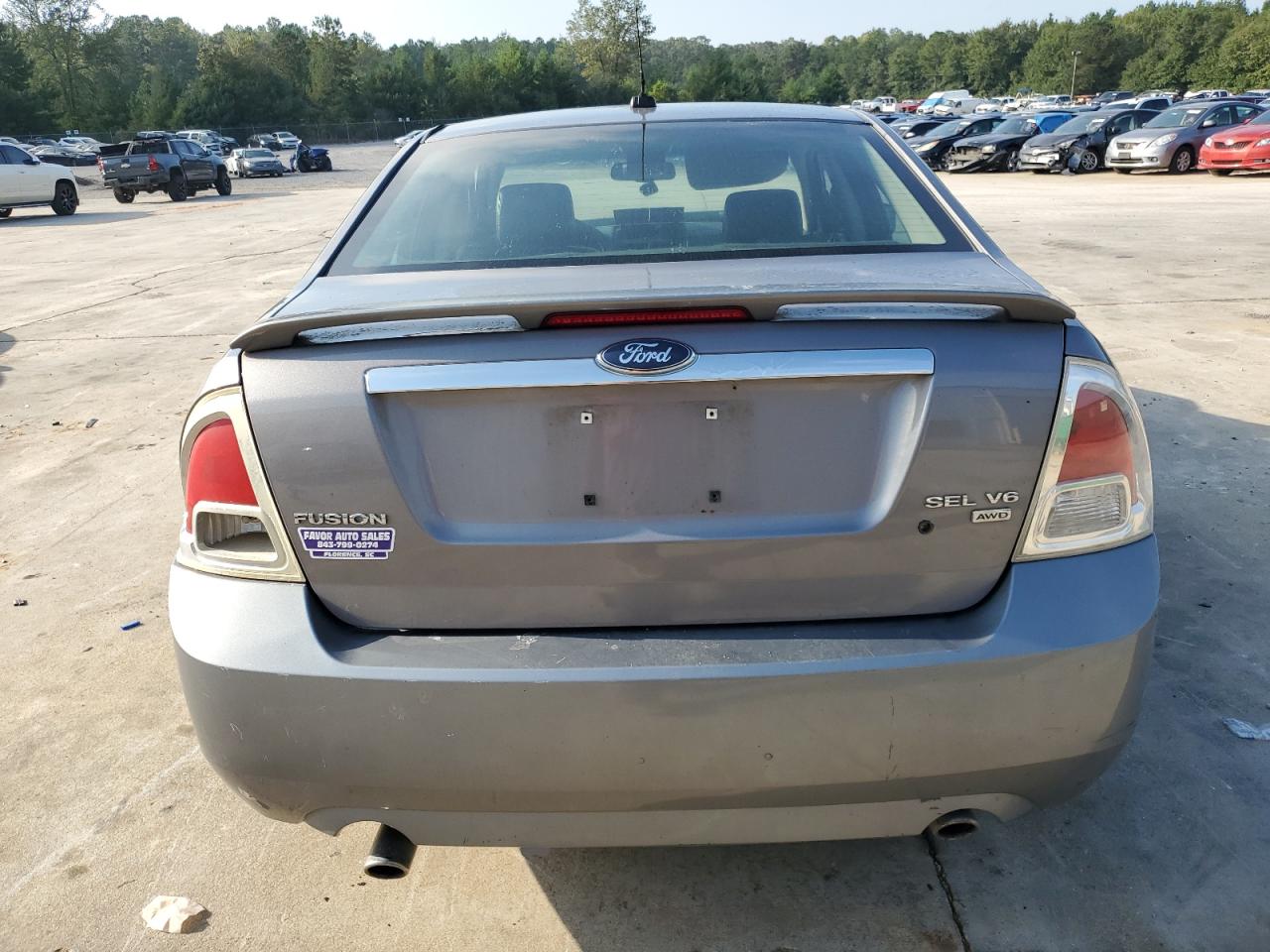 2007 Ford Fusion VIN 3FAHP021X7R192502 Copart auction photo, front end damage thumbnail 6
