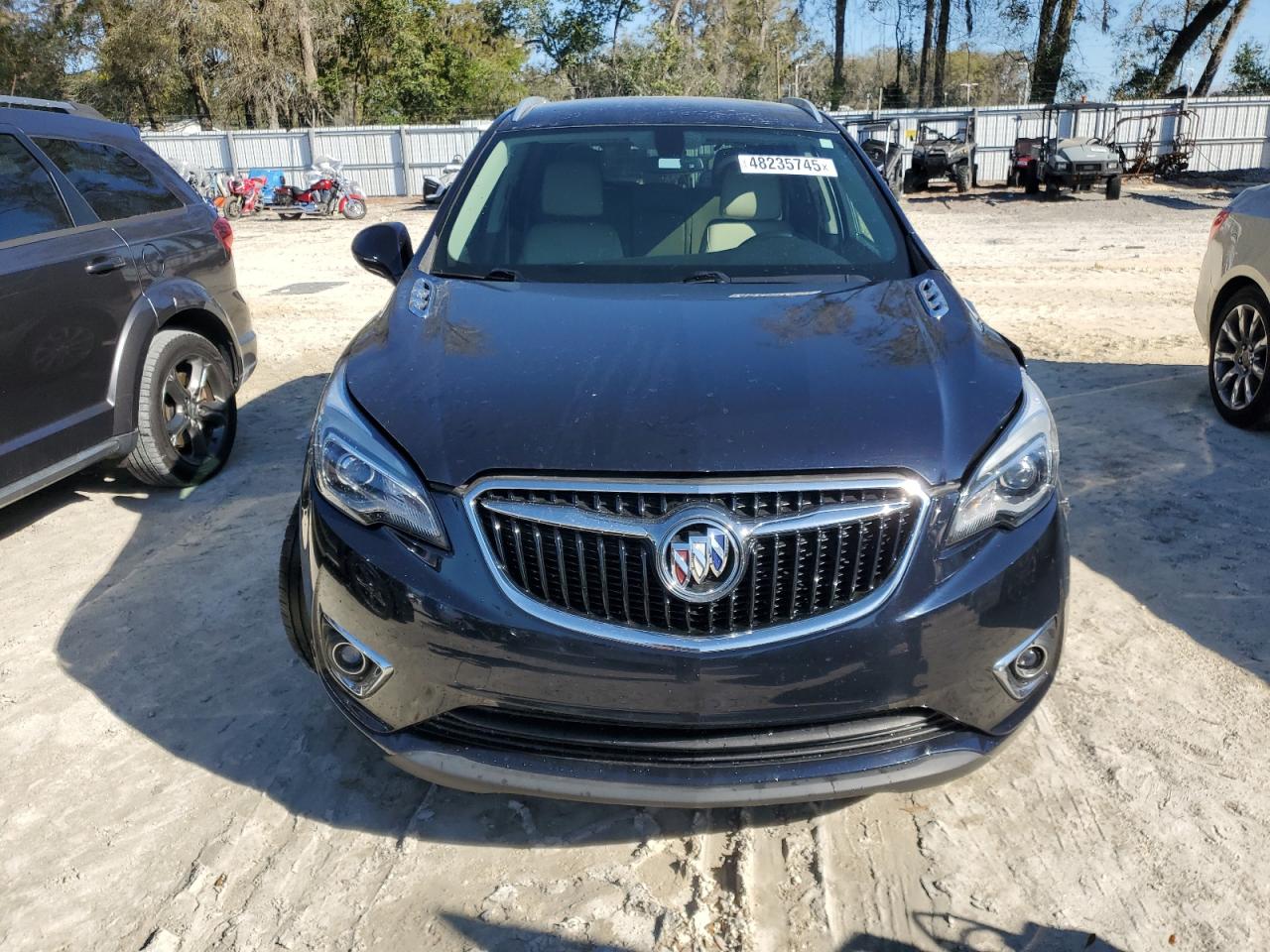 2020 Buick Envision VIN LRBFXCSA2LD197052 Copart auction photo, front end / side damage thumbnail 5