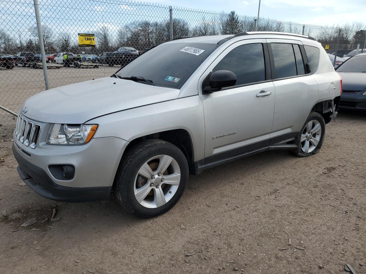 2012 Jeep Compass VIN 1C4NJDBB8CD592768