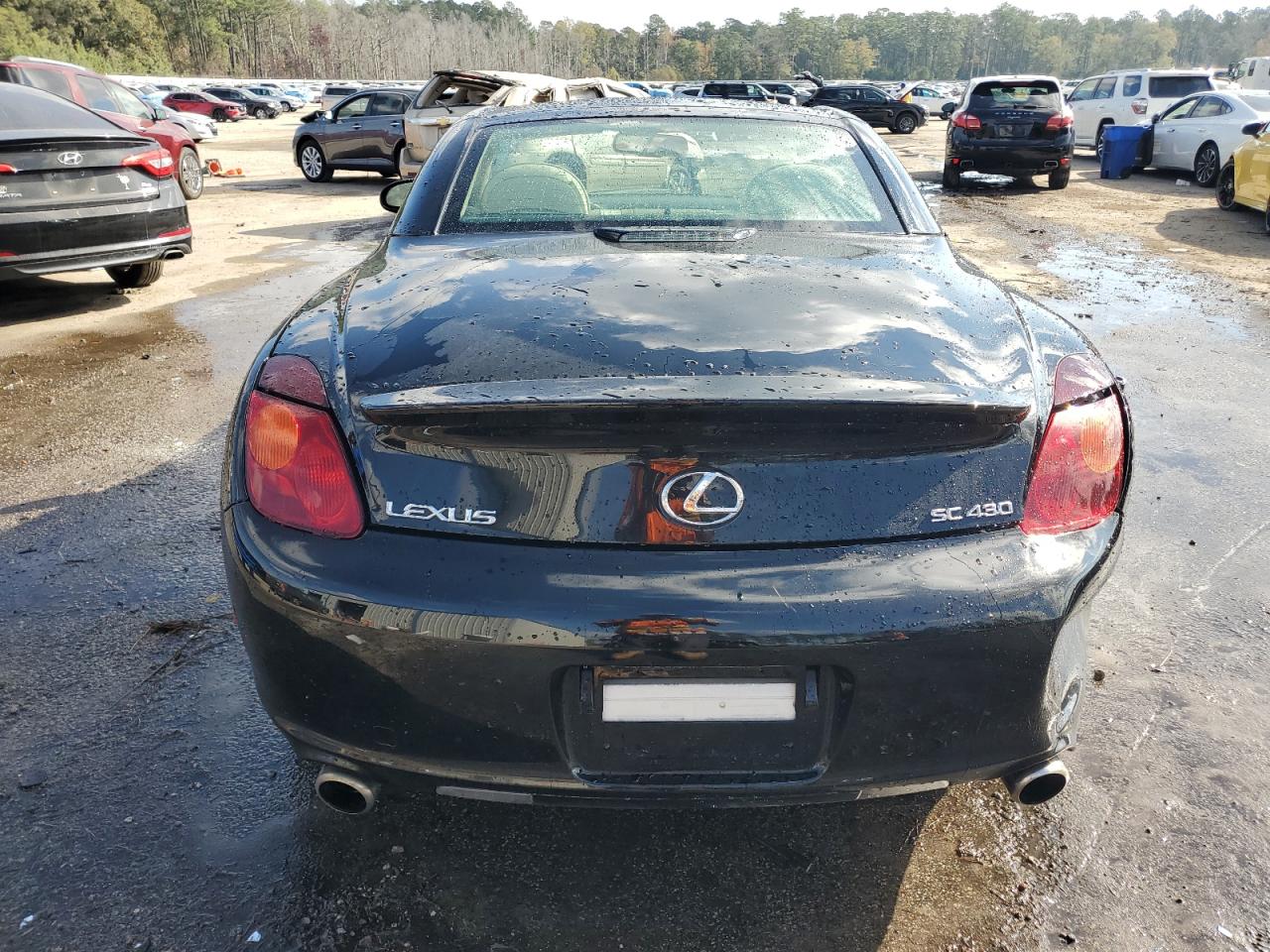 2002 Lexus SC VIN JTHFN48Y120017551 Copart auction photo, rear end damage thumbnail 6