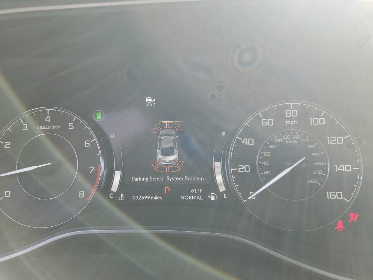 2021 Acura TLX VIN 19UUB6F69MA003099 Copart auction photo, front end / side damage thumbnail 9