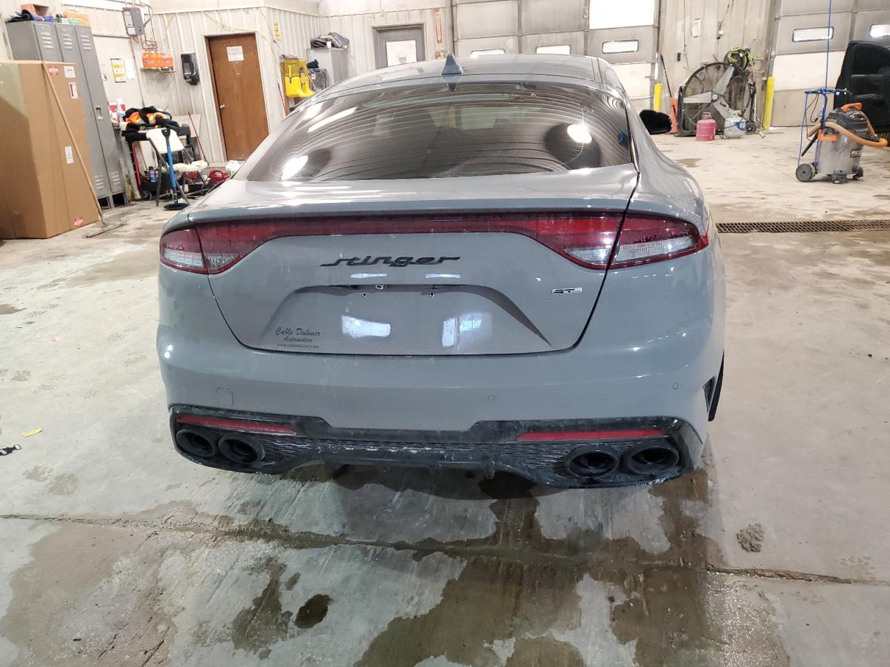 2023 KIA Stinger VIN KNAE35LD0P6128672 Copart auction photo, side / front end damage thumbnail 6