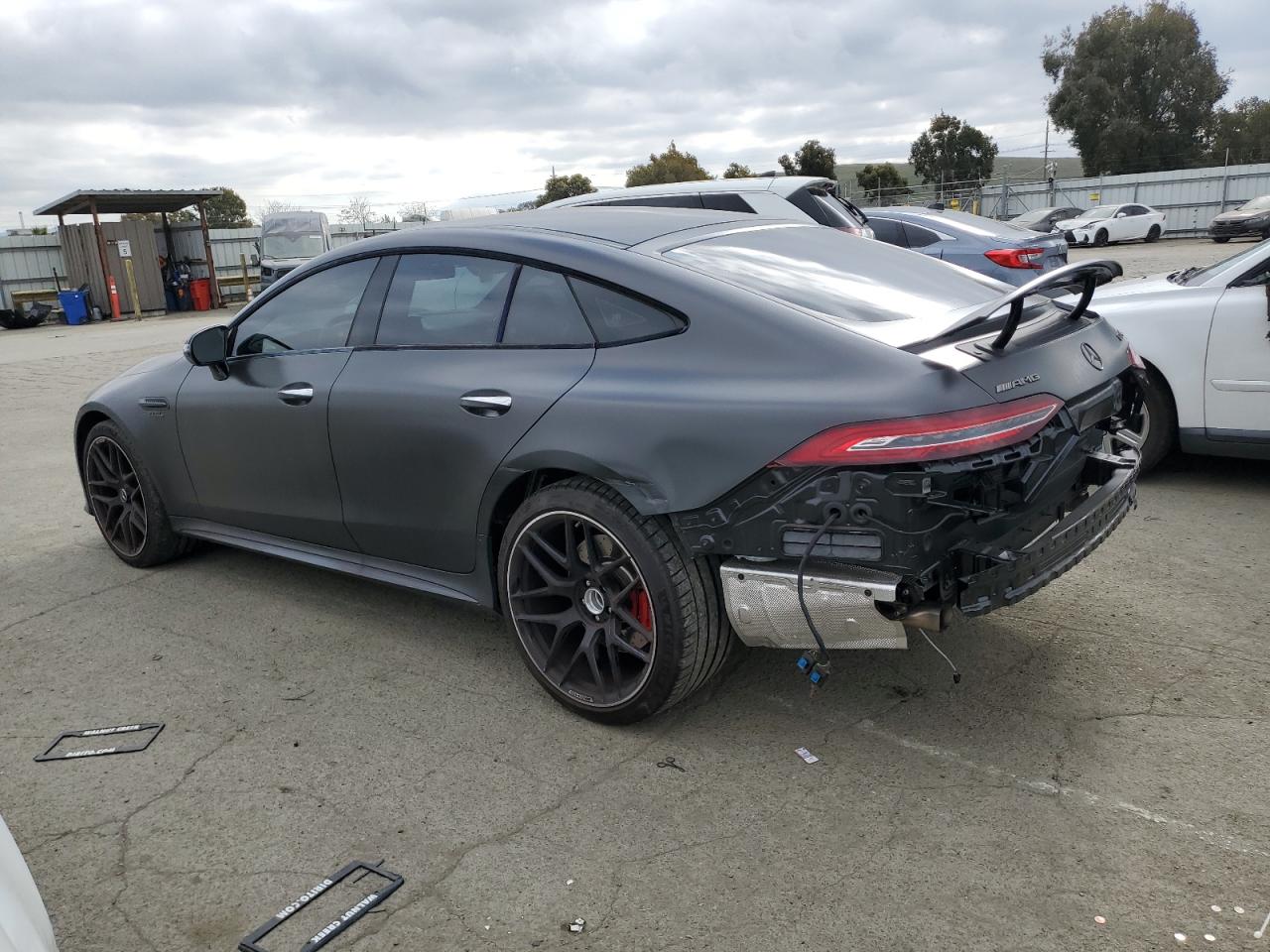 2022 Mercedes-Benz AMG GT VIN W1K7X5KB1NA051150 Copart auction photo, rear end damage thumbnail 2
