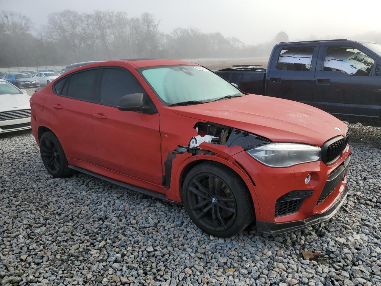 2017 BMW X6 VIN 5YMKW8C34H0U71972 Copart auction photo, front end damage thumbnail 4