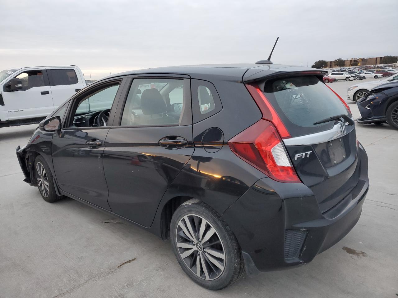 2015 Honda Fit VIN 3HGGK5H83FM747910 Copart auction photo, front end / rear end damage thumbnail 2