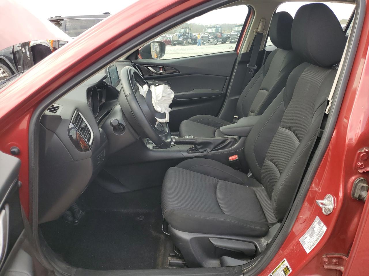 2015 Mazda 3 VIN 3MZBM1L72FM178491 Copart auction photo, front end / side damage thumbnail 7