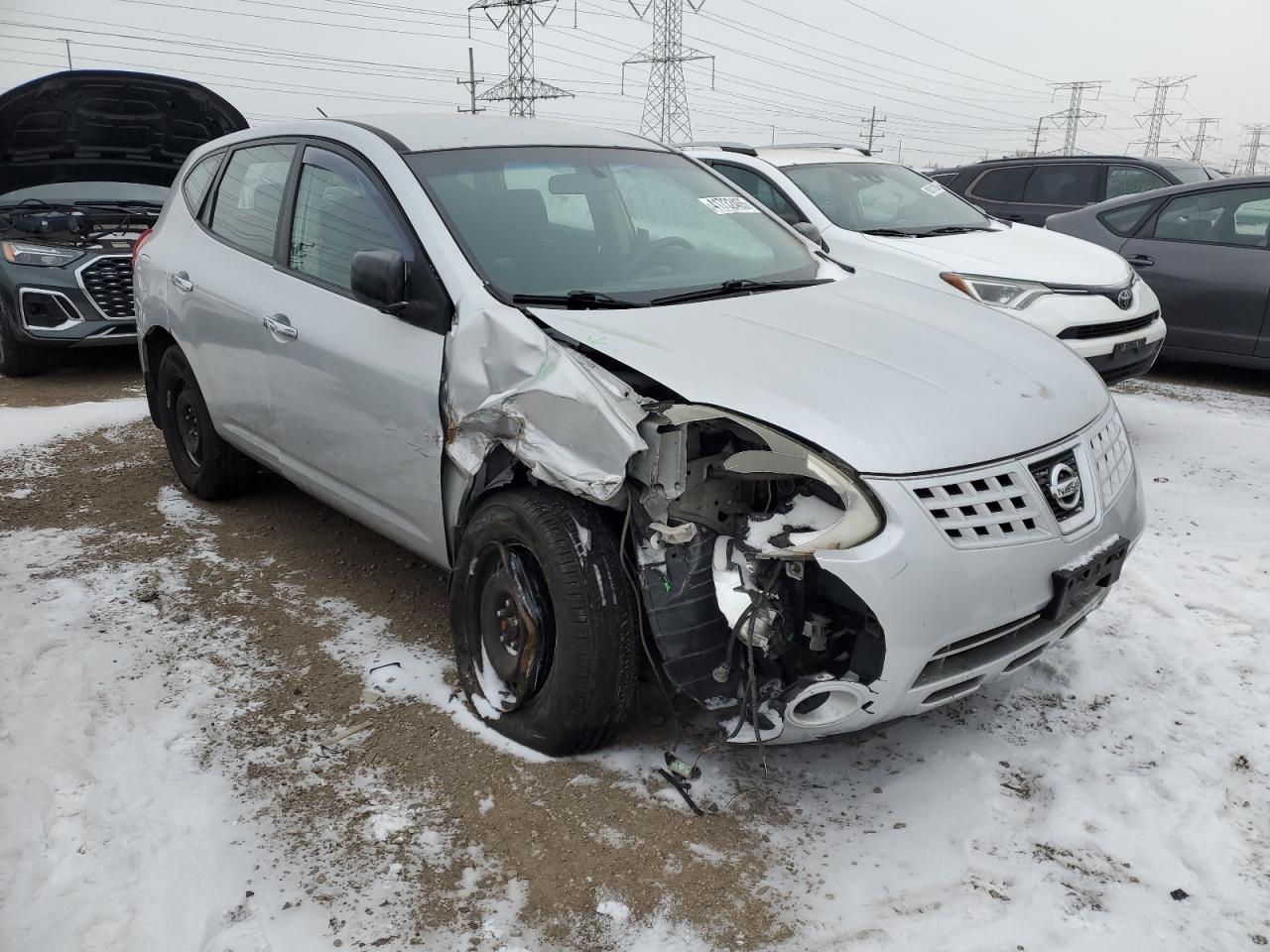 2010 Nissan Rogue VIN JN8AS5MV3AW117639 Copart auction photo, front end damage thumbnail 4