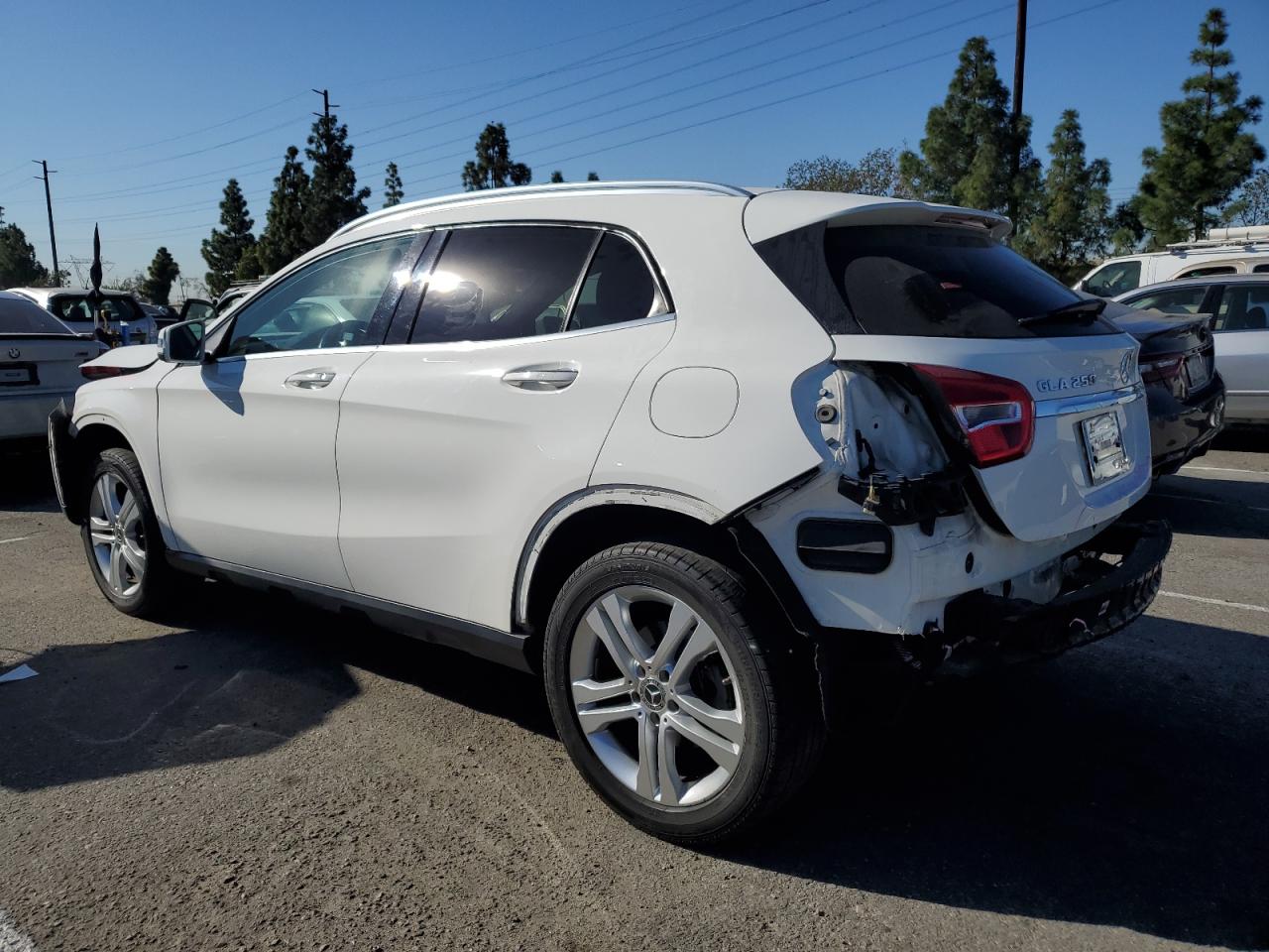 2019 Mercedes-Benz GLA-klasse VIN WDCTG4GB9KU003055 Copart auction photo, front end / rear end damage thumbnail 2