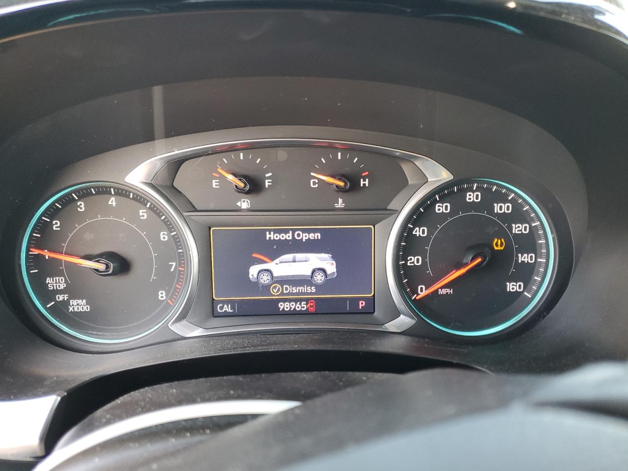 2020 Chevrolet Traverse VIN 1GNERGKW2LJ253946 Copart auction photo, front end / hail damage thumbnail 9
