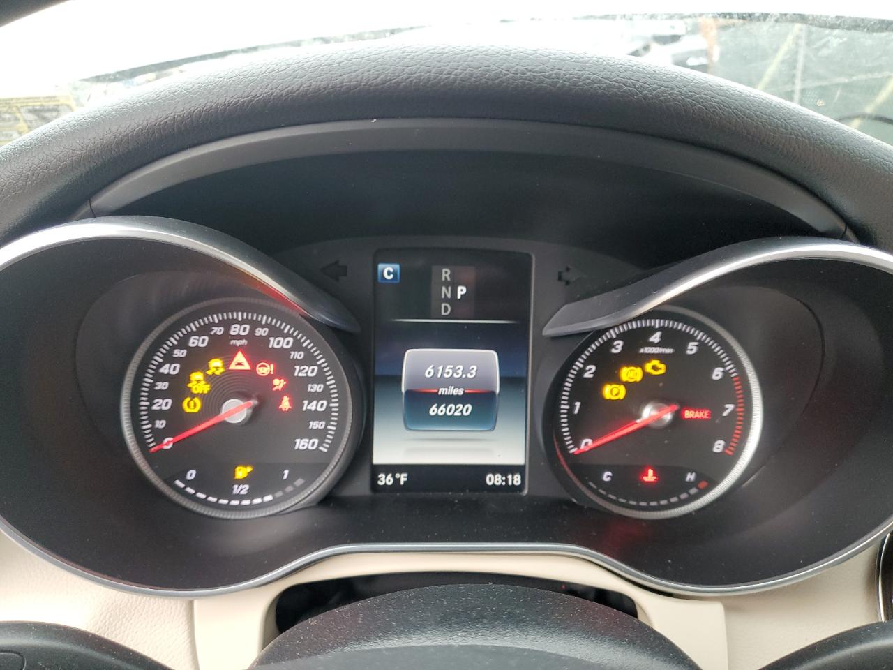 2018 Mercedes-Benz C-klasse VIN WDDWF4KB5JR325812 Copart auction photo, front end / undercarriage damage thumbnail 9