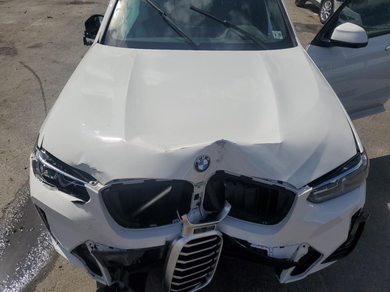 2024 BMW X3 VIN 5UX53DP07R9V89467 Copart auction photo, side / front end damage thumbnail 12