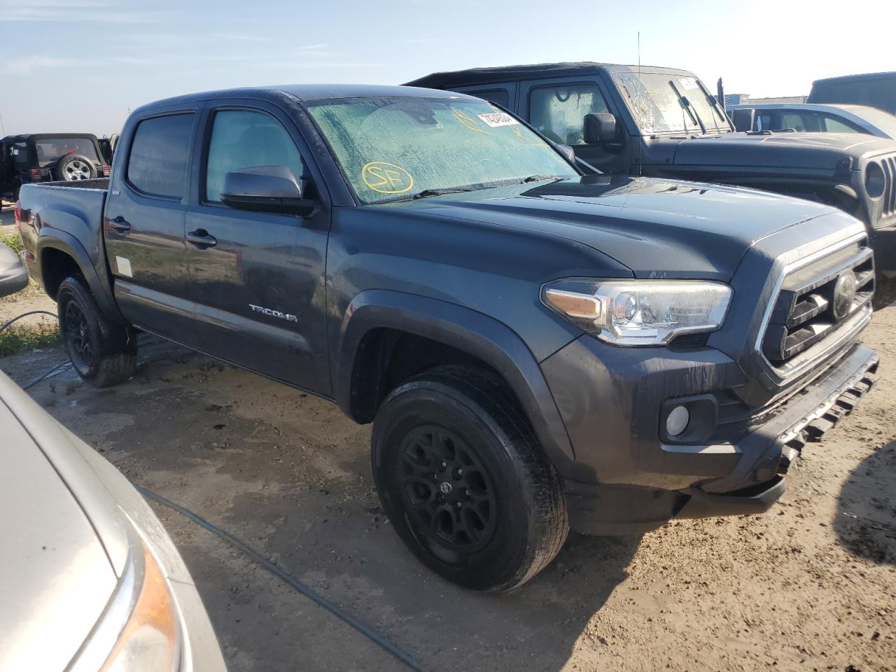 2021 Toyota Tacoma VIN 3TMAZ5CN1MM141239 Copart auction photo, water/flood damage thumbnail 4