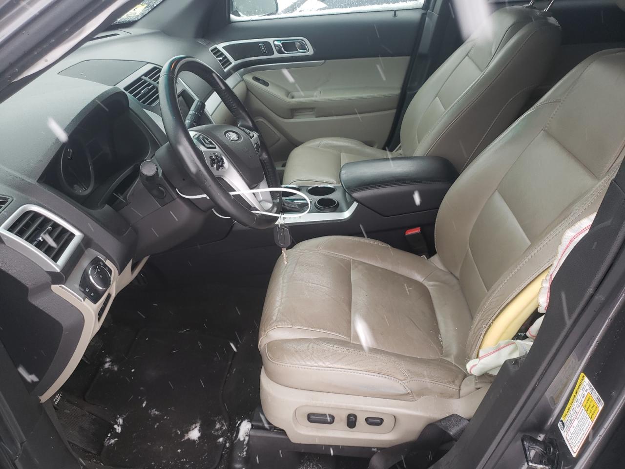 2013 Ford Explorer VIN 1FM5K7D82DGB50919 Copart auction photo, side / front end damage thumbnail 7