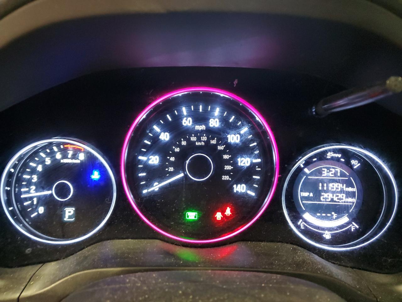 2018 Honda HR-V VIN 3CZRU6H33JG721787 Copart auction photo, front end / rear end damage thumbnail 9