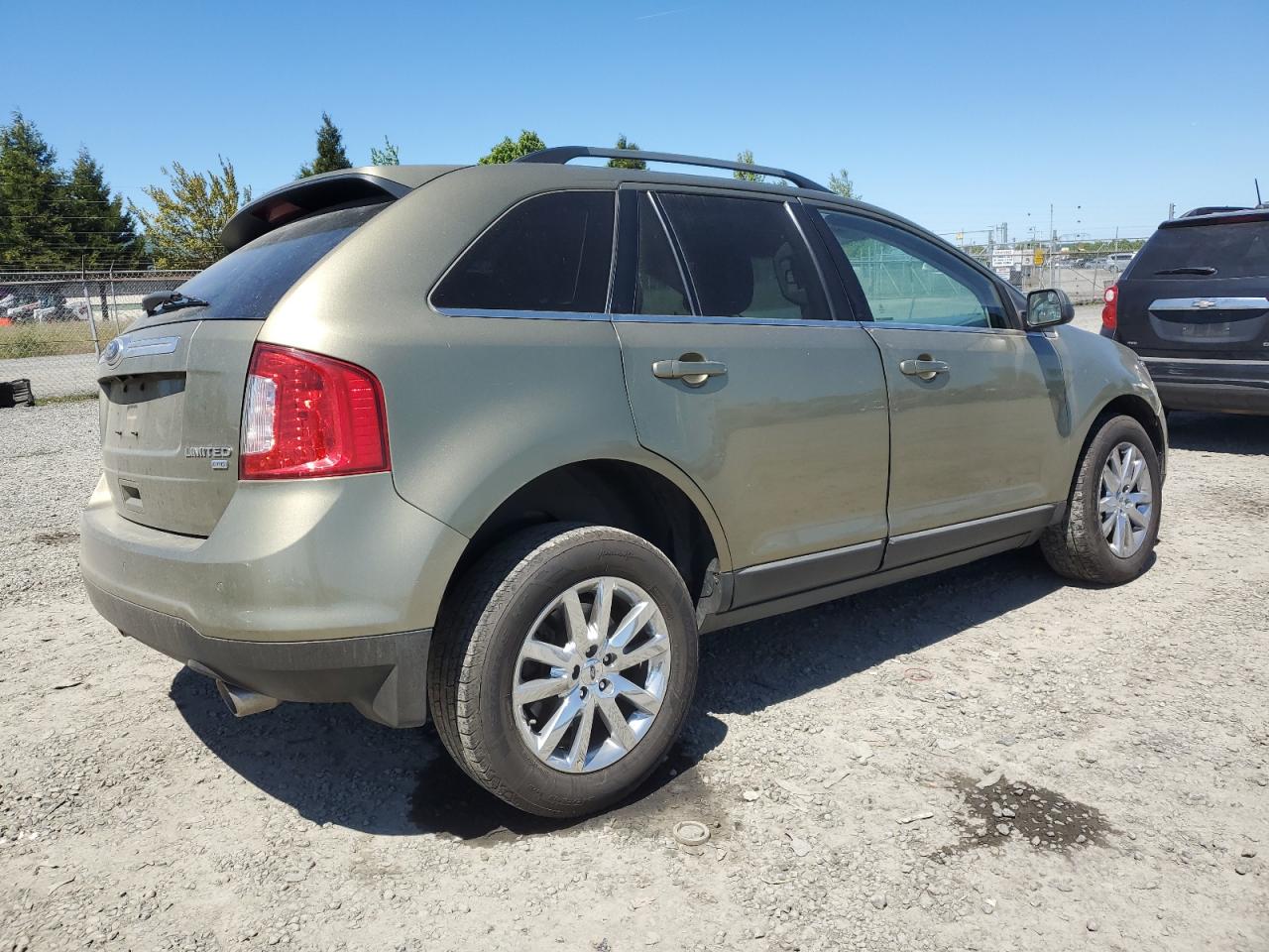 2013 Ford Edge VIN 2FMDK4KC8DBC22439 Copart auction photo, all over damage thumbnail 3