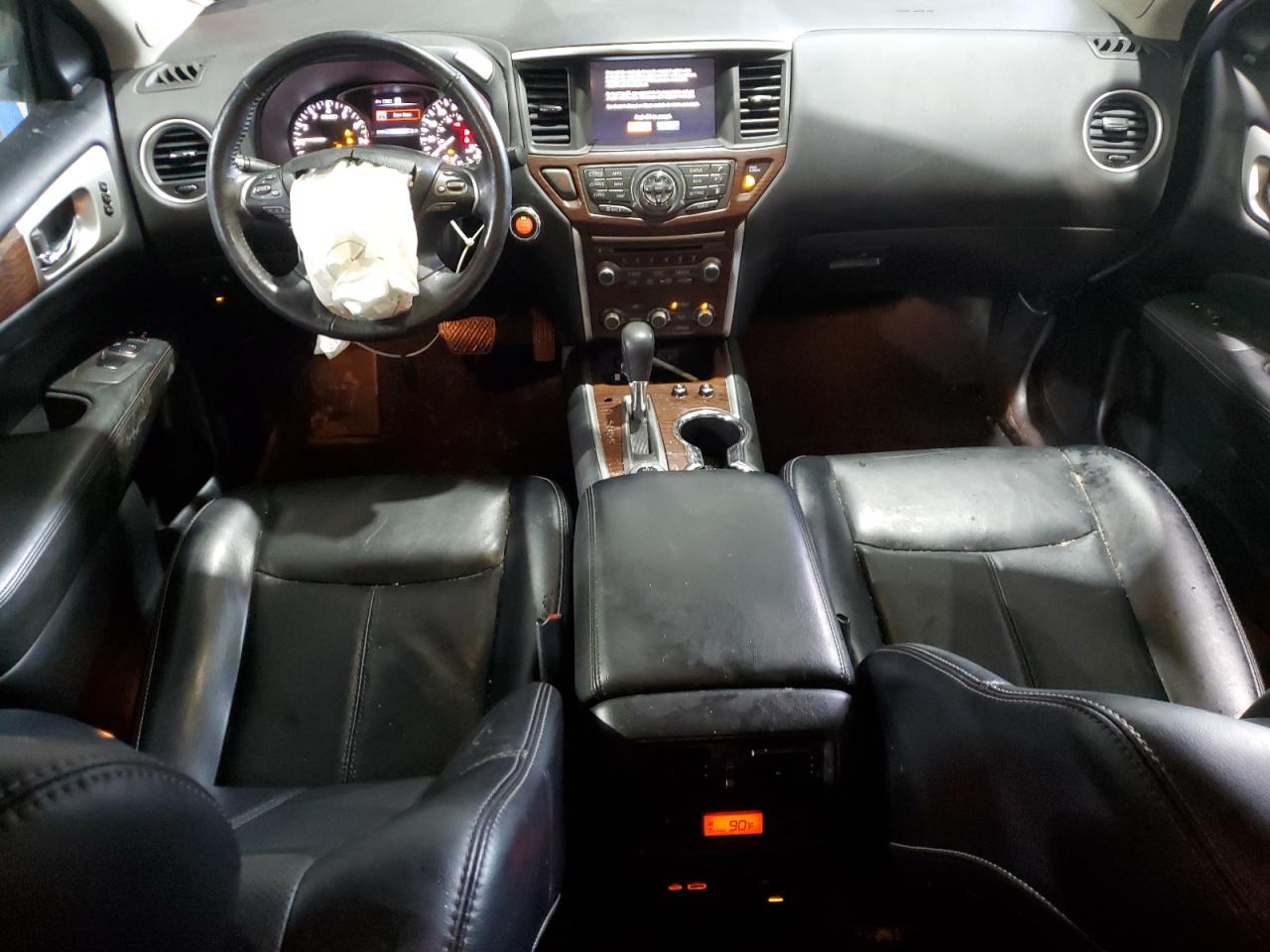 2019 Nissan Pathfinder VIN 5N1DR2MM9KC617961 Copart auction photo, front end / side damage thumbnail 8