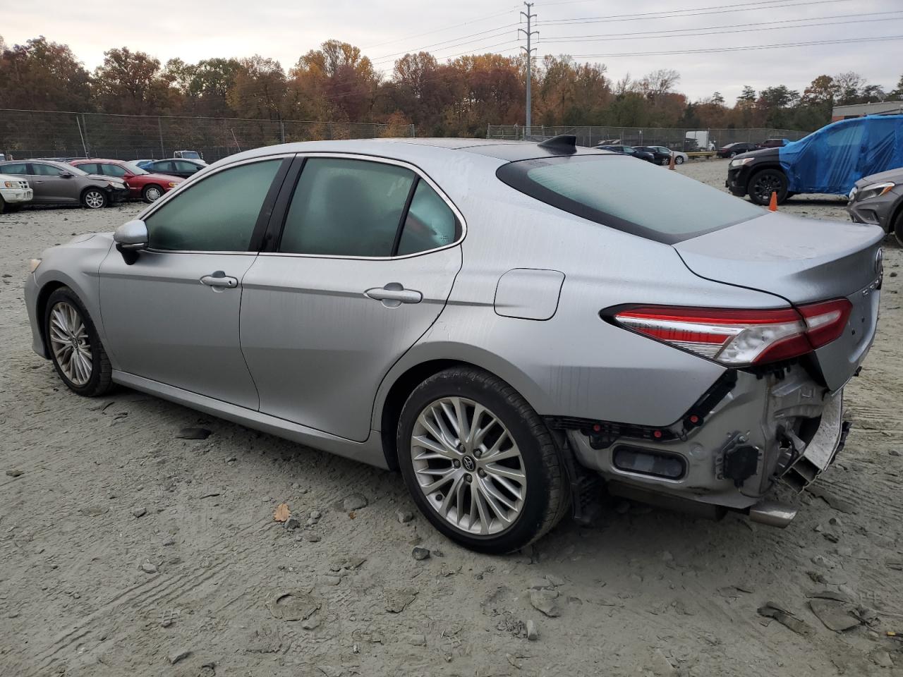 2018 Toyota Camry VIN 4T1BZ1HK9JU009750 Copart auction photo, rear end damage thumbnail 2