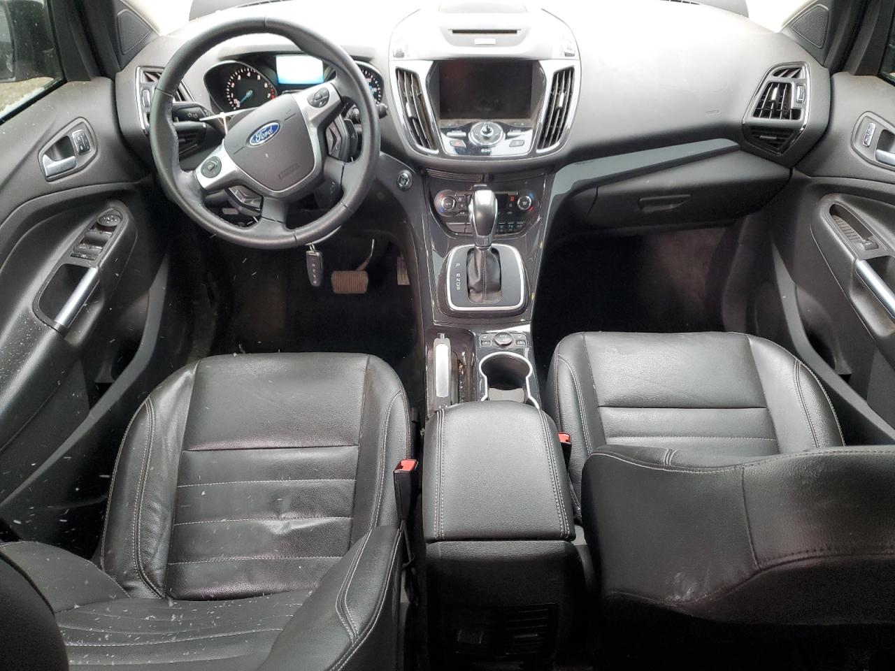 2014 Ford Escape VIN 1FMCU9J9XEUA28855 Copart auction photo, all over damage thumbnail 8