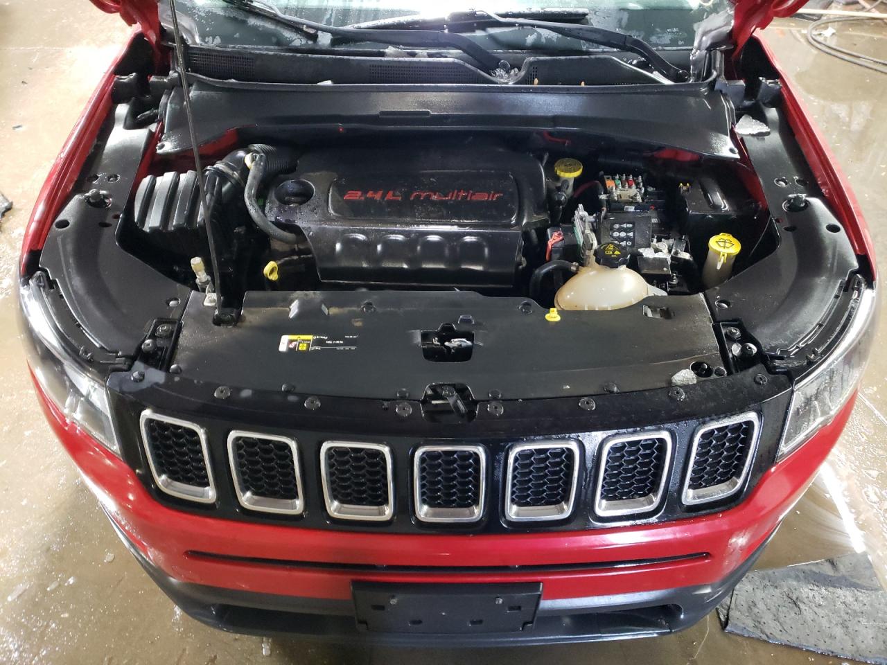 2018 Jeep Compass VIN 3C4NJDBB8JT180048 Copart auction photo, side damage thumbnail 11