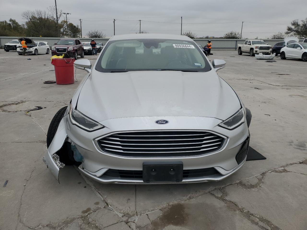 2019 Ford Fusion VIN 3FA6P0CD7KR222824 Copart auction photo, front end / minor dent/scratches damage thumbnail 5