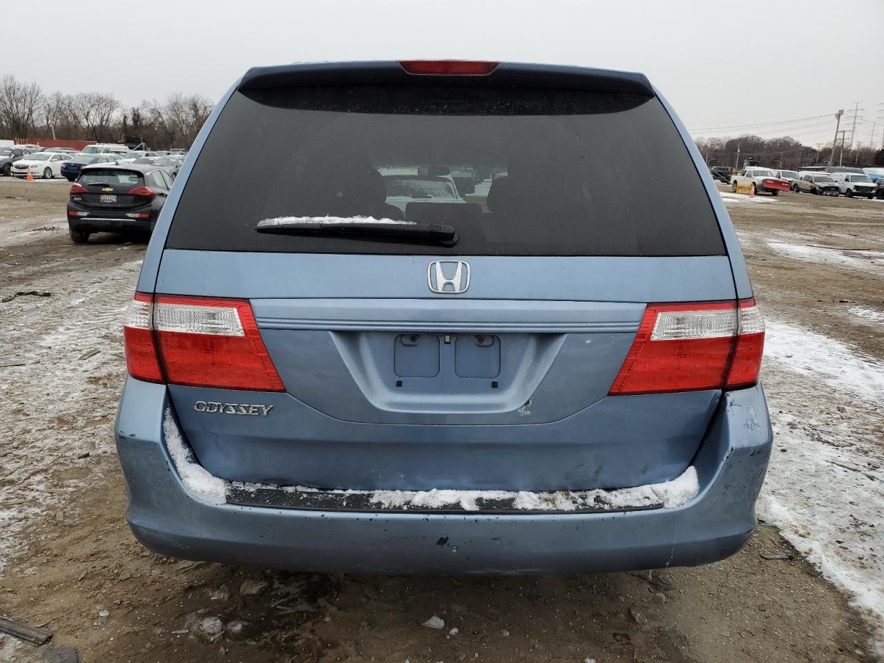 2006 Honda Odyssey VIN 5FNRL38496B122986 Copart auction photo, all over damage thumbnail 6